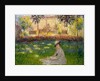 Woman in a Garden, 1876. by Claude Monet