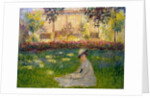 Woman in a Garden, 1876. by Claude Monet