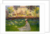 Woman in a Garden, 1876. by Claude Monet