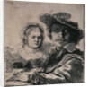 Self-Portrait with Saskia, 1636. by Rembrandt Harmensz van Rijn
