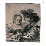 Self-Portrait with Saskia, 1636. by Rembrandt Harmensz van Rijn