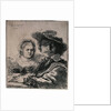 Self-Portrait with Saskia, 1636. by Rembrandt Harmensz van Rijn
