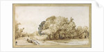 Village Road, c1650. by Rembrandt Harmensz van Rijn