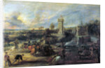 Tournament in front of Castle Steen, 1635-1637. by Peter Paul Rubens