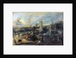 Tournament in front of Castle Steen, 1635-1637. by Peter Paul Rubens