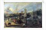 Tournament in front of Castle Steen, 1635-1637. by Peter Paul Rubens