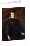 Portrait of King Philip IV of Spain, of the Spanish Netherlands and King of Portugal, c1628-1629 by Peter Paul Rubens