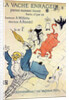 La Vache enragée, 1896. by Henri de Toulouse-Lautrec