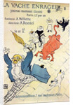 La Vache enragée, 1896. by Henri de Toulouse-Lautrec