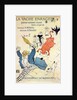 La Vache enragée, 1896. by Henri de Toulouse-Lautrec