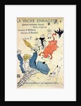 La Vache enragée, 1896. by Henri de Toulouse-Lautrec