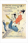 La Vache enragée, 1896. by Henri de Toulouse-Lautrec