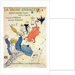 La Vache enragée, 1896. by Henri de Toulouse-Lautrec