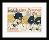 La chaîne Simson, (Advertising Poster), 1896. by Henri de Toulouse-Lautrec
