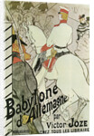 Poster to the Book Babylone dAllemagne by Victor Joze, 1894. by Henri de Toulouse-Lautrec