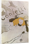 Confetti, 1893. by Henri de Toulouse-Lautrec