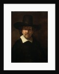 Portrait of the Poet Jeremias de Decker, 1666. by Rembrandt Harmensz van Rijn