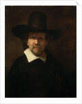 Portrait of the Poet Jeremias de Decker, 1666. by Rembrandt Harmensz van Rijn