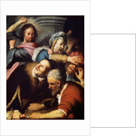 Christ Driving the Money Lenders from the Temple, 1626. by Rembrandt Harmensz van Rijn