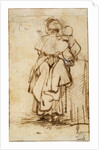 Woman with a Child on Her Lap, 1640s. by Rembrandt Harmensz van Rijn