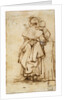 Woman with a Child on Her Lap, 1640s. by Rembrandt Harmensz van Rijn