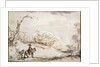 Landscape with a Horseman, 1648-1650. by Rembrandt Harmensz van Rijn