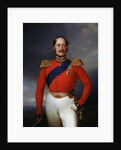 Portrait of Emperor Nicholas I,, 1847. by Franz Kruger