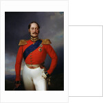 Portrait of Emperor Nicholas I,, 1847. by Franz Kruger