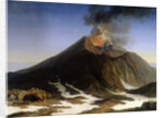 Eruption of Mount Etna, 18th century. by Jacob Philip Hackert