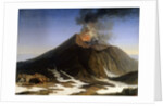 Eruption of Mount Etna, 18th century. by Jacob Philip Hackert