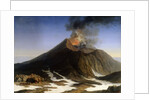 Eruption of Mount Etna, 18th century. by Jacob Philip Hackert