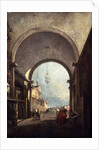 City View, 1770s. by Francesco Guardi