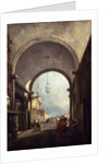 City View, 1770s. by Francesco Guardi