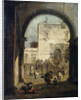 View of a Square and a Palace, between 1775 and 1780. by Francesco Guardi