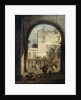 View of a Square and a Palace, between 1775 and 1780. by Francesco Guardi