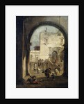 View of a Square and a Palace, between 1775 and 1780. by Francesco Guardi