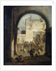 View of a Square and a Palace, between 1775 and 1780. by Francesco Guardi