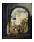View of a Square and a Palace, between 1775 and 1780. by Francesco Guardi