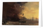 Transport with Napoleons body, 1841. by Theodore Gudin