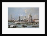 View of the Santa Maria della Salute Church, 18th century by Francesco Guardi