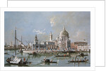 View of the Santa Maria della Salute Church, 18th century by Francesco Guardi