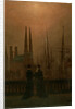 Harbour at Night (Sisters), 1818-1820. by Caspar David Friedrich