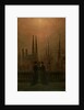 Harbour at Night (Sisters), 1818-1820. by Caspar David Friedrich