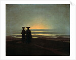 Sunset (Brothers) by Caspar David Friedrich