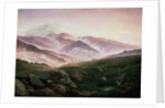 Memory of the Riesengebirge, 1835. by Caspar David Friedrich