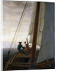 On Board a Sailing Ship, between 1818 and 1820. by Caspar David Friedrich