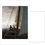 On Board a Sailing Ship, between 1818 and 1820. by Caspar David Friedrich