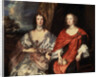 Portrait of Anne Dalkeith, and Anne Kirke, 1630s. by Anthony van Dyck