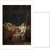 Andromache mourns Hector, 1783. by Jacques Louis David
