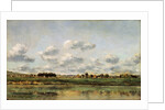 The Banks of the Oise, 1859. by Charles François Daubigny